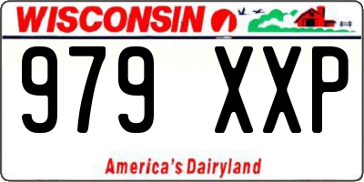 WI license plate 979XXP