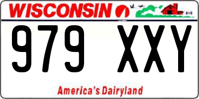 WI license plate 979XXY