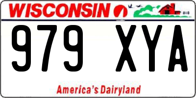 WI license plate 979XYA