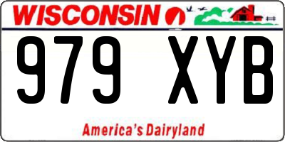 WI license plate 979XYB