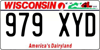 WI license plate 979XYD