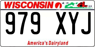 WI license plate 979XYJ