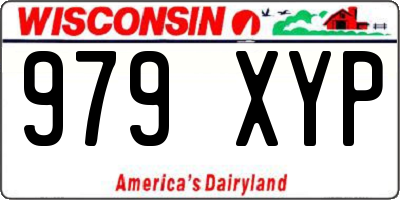 WI license plate 979XYP