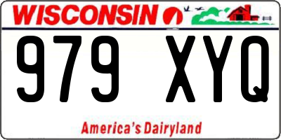 WI license plate 979XYQ