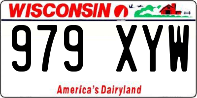 WI license plate 979XYW