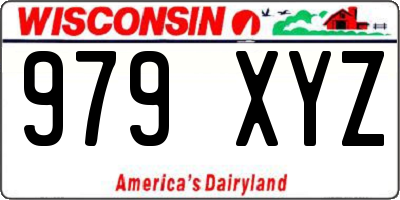 WI license plate 979XYZ