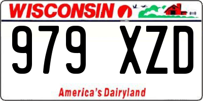 WI license plate 979XZD