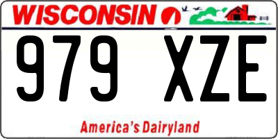 WI license plate 979XZE