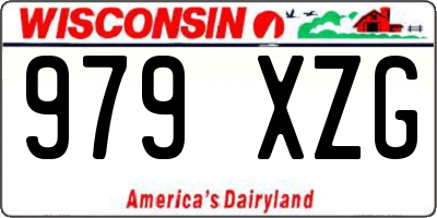 WI license plate 979XZG