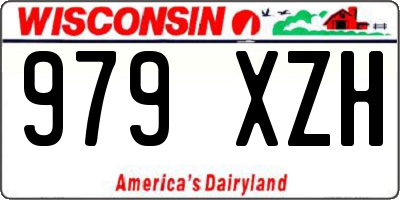 WI license plate 979XZH