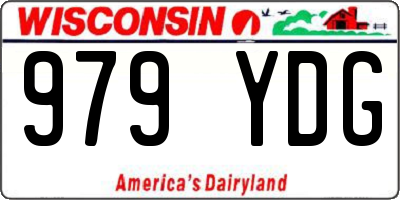 WI license plate 979YDG