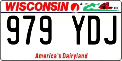 WI license plate 979YDJ