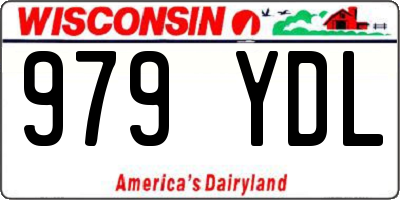 WI license plate 979YDL