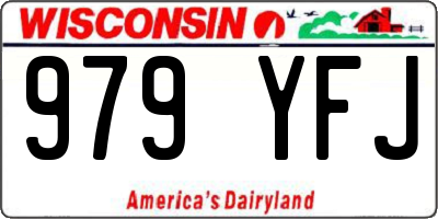 WI license plate 979YFJ