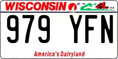 WI license plate 979YFN