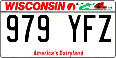 WI license plate 979YFZ