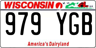 WI license plate 979YGB