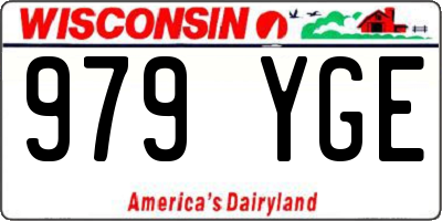WI license plate 979YGE