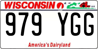 WI license plate 979YGG