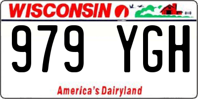 WI license plate 979YGH