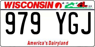 WI license plate 979YGJ
