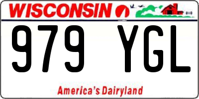 WI license plate 979YGL