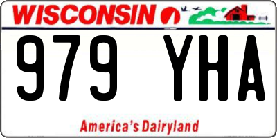 WI license plate 979YHA