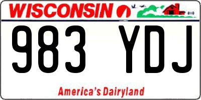 WI license plate 983YDJ