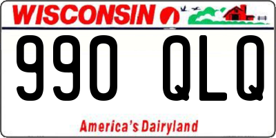 WI license plate 990QLQ