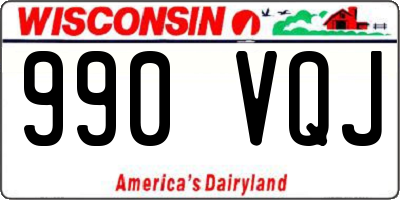 WI license plate 990VQJ