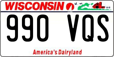 WI license plate 990VQS