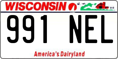 WI license plate 991NEL