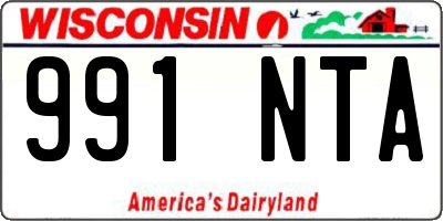 WI license plate 991NTA