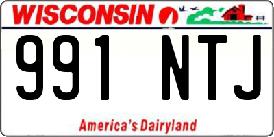 WI license plate 991NTJ