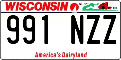 WI license plate 991NZZ