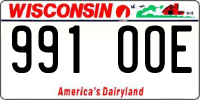 WI license plate 991OOE
