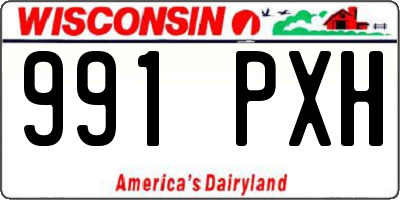 WI license plate 991PXH
