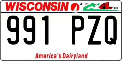 WI license plate 991PZQ