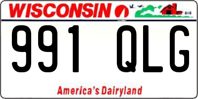 WI license plate 991QLG