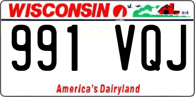 WI license plate 991VQJ