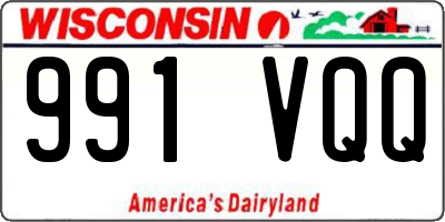 WI license plate 991VQQ