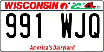 WI license plate 991WJQ