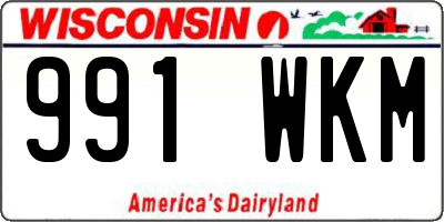 WI license plate 991WKM