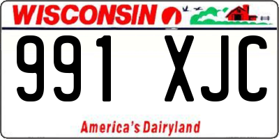 WI license plate 991XJC