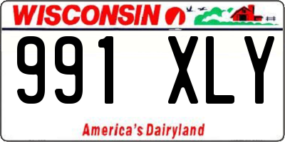 WI license plate 991XLY