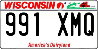 WI license plate 991XMQ