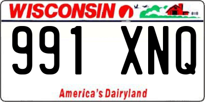 WI license plate 991XNQ