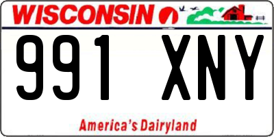 WI license plate 991XNY