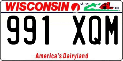 WI license plate 991XQM