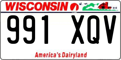 WI license plate 991XQV